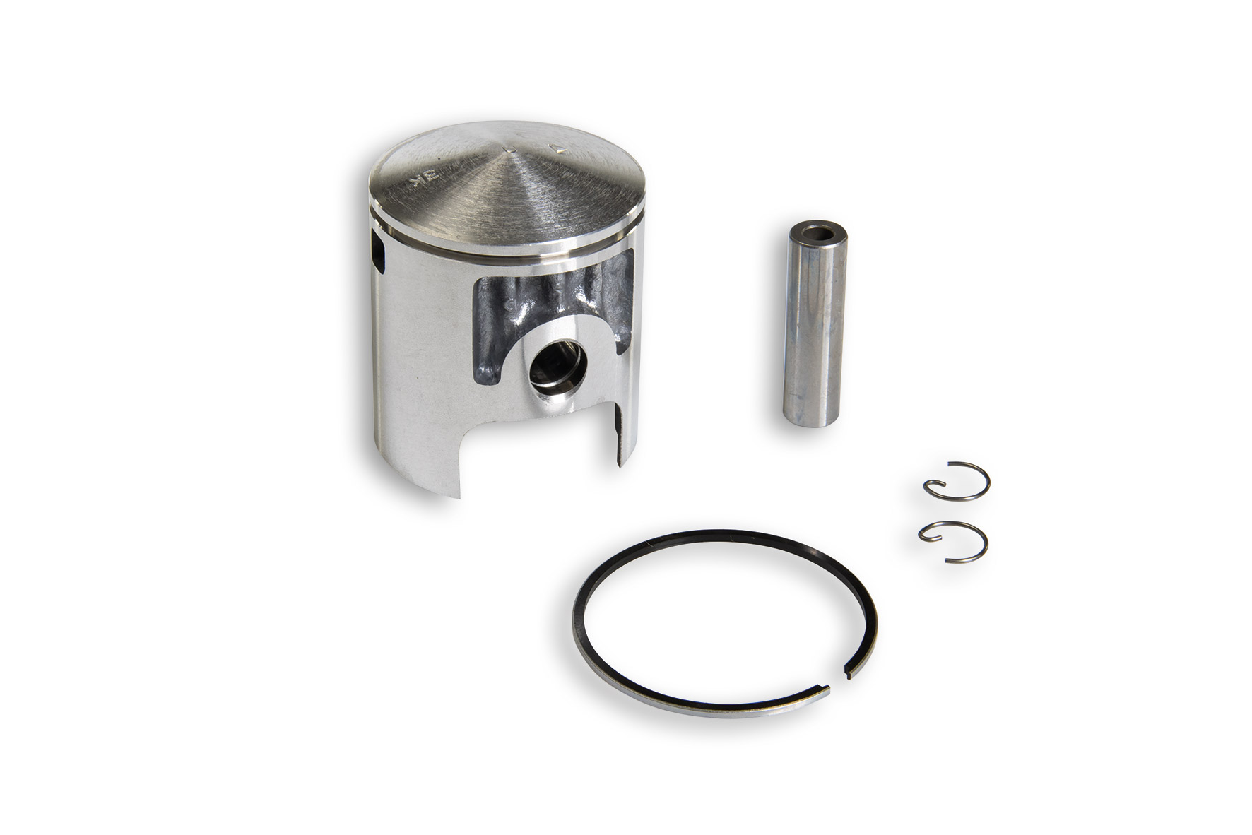 Malossi Piston 2T D.45.5 with pin D.10 and 1 rectangular ring size B